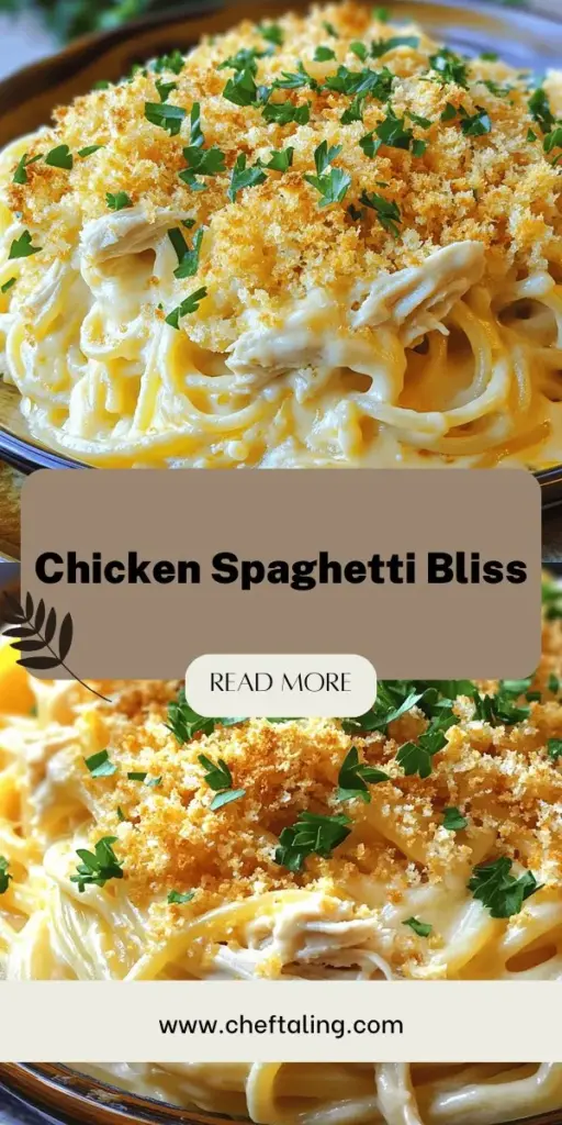 Discover the ultimate comfort food with this delectable Chicken Spaghetti Mac and Cheese recipe! This innovative dish combines creamy mac and cheese with tender chicken and spaghetti, creating a hearty meal perfect for family dinners or cozy nights in. Learn how to make this rich, flavorful dish in just a few simple steps and impress your loved ones with every bite. Click through to explore the full recipe and elevate your mealtime today!