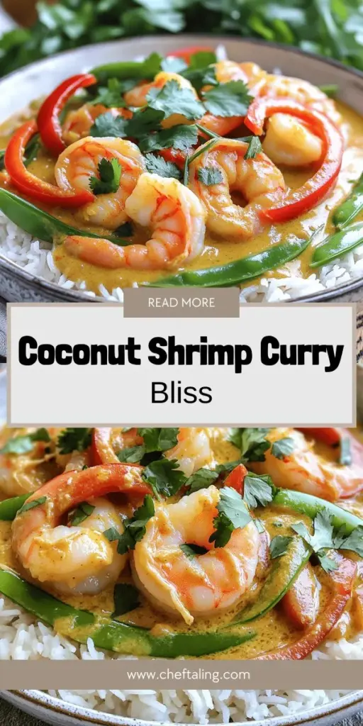 Elevate your weeknight dinner with a mouthwatering Coconut Shrimp Curry that’s both easy to make and bursting with flavor! This delightful dish combines fresh shrimp, creamy coconut milk, and vibrant vegetables for a tasty meal everyone will love. In just 30 minutes, you can serve a beautiful curry that impresses. Ready to spice up your dinner table? Click through for the full recipe and discover tips to customize your coconut shrimp curry today!