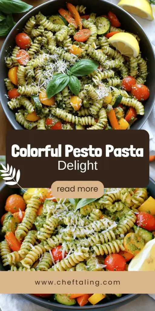 Elevate your mealtime with Pesto Pasta Primavera, a delightful blend of fresh veggies and vibrant pesto that’s sure to impress! Discover how easy it is to create this flavorful dish with simple ingredients like fusilli, zucchini, and Parmesan. Perfect for family dinners or gatherings, this recipe is both nutritious and customizable. Click through to explore the full recipe and bring this colorful dish to your table today!