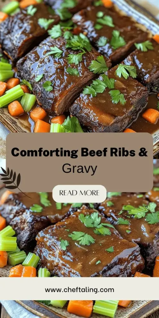 Indulge in the comforting flavors of savory beef short ribs and gravy with this mouthwatering recipe! This dish features tender, fall-off-the-bone beef ribs simmered in a rich, flavorful gravy perfect for cozy gatherings or weeknight dinners. Discover the essential ingredients, cooking techniques, and expert tips that will elevate your meal to a new level. Click through to explore the full recipe and bring this culinary delight to your table!