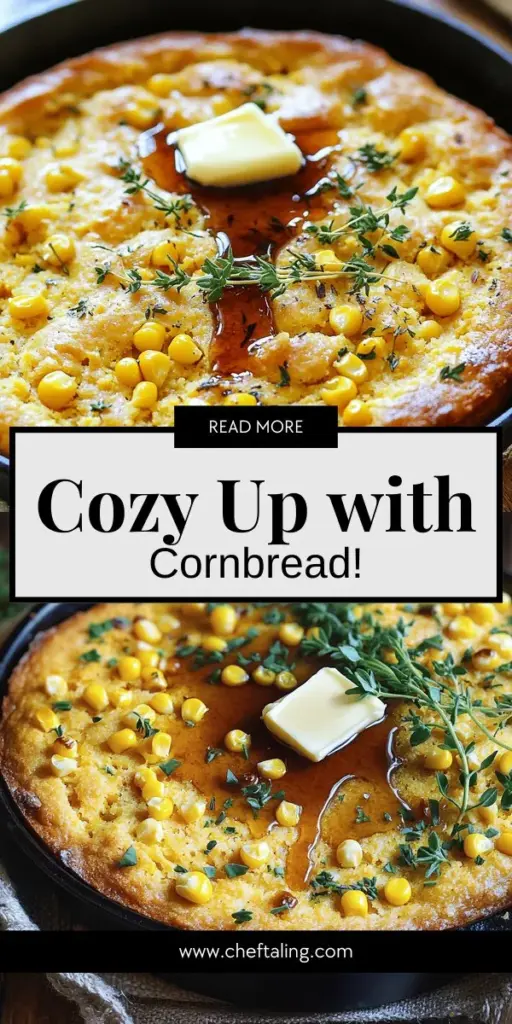Craving a slice of warm, fluffy cornbread? Discover how to make homemade cornbread that's simple, comforting, and downright delicious! With easy step-by-step instructions and essential baking tips, you'll learn to achieve that perfect texture and flavor every time. Explore sweet and savory variations to suit your taste, and find out the best pairings for your cornbread. Click through to start your tasty journey with this comforting recipe!