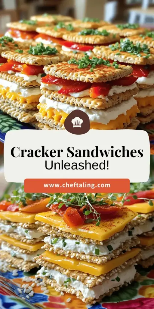 Upgrade your snack game with crackers party sandwiches! These easy and creative ideas will impress your guests and elevate any gathering. Discover fun flavor combinations, unique spreads, and seasonal ingredients that add flair to your snacks. Perfect for any occasion, these cracker sandwiches are not just tasty but visually appealing too. Click through to explore all the delightful recipes and tips for making your next party a hit!