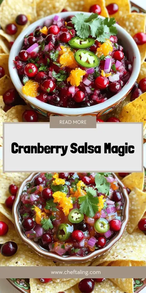 Elevate your gatherings with my Cranberry Salsa: Refreshing and Simple Recipe Guide! This vibrant dish combines fresh cranberries, zesty oranges, and a hint of jalapeño, making it the perfect mix of sweet and spicy. Discover unique flavor combinations and fun serving ideas that will impress your guests. Ready to make your next celebration unforgettable? Click through for the full recipe and start creating your own delicious cranberry salsa today!