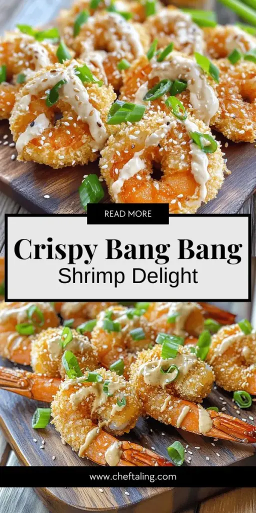 Discover the ultimate snack with Air Fryer Bang Bang Shrimp, a crispy and flavorful treat that will elevate your next gathering! This easy recipe guides you through selecting the freshest shrimp, creating a light and crunchy coating, and mixing a delicious Bang Bang sauce that adds the perfect kick. Whether as an appetizer or main dish, these shrimp are sure to impress. Click through for the full recipe and start cooking up a storm!