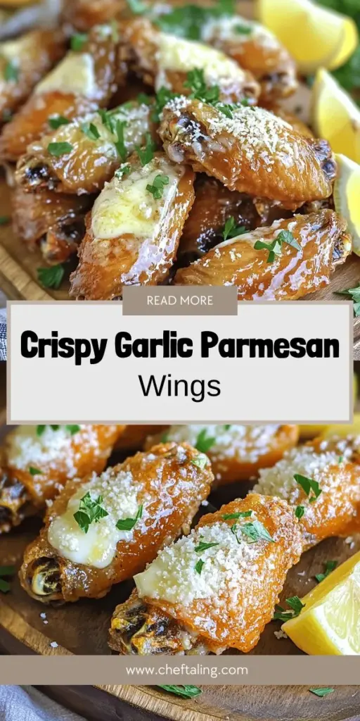 Indulge in the delicious world of garlic Parmesan wings with our easy homemade recipe! These crispy, flavorful wings are perfect for any gathering or game day. Learn how to make them from scratch, explore different cooking methods, and find the best serving suggestions to impress your guests. With tips on customizing your wings for a unique twist, this recipe is a must-try! Click through to discover how to create these irresistible garlic Parmesan wings that everyone will love!