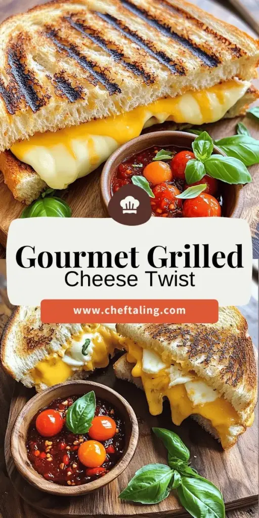 Elevate your comfort food game with Grilled Cheese Delight featuring Spicy Tomato Jam! This gourmet twist on the classic grilled cheese combines aged cheddar and fresh mozzarella with a zesty, homemade tomato jam that adds a rich depth of flavor. Perfect for any meal or snack, discover how to create this deliciously satisfying sandwich that will impress friends and family. Click to explore the full recipe and bring a gourmet touch to your kitchen!