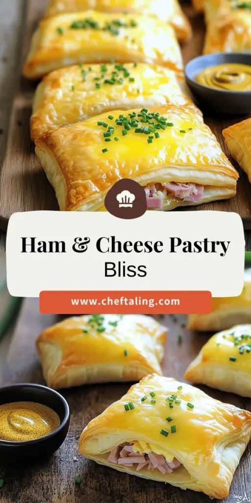 Start your day with a Flaky Ham & Cheese Breakfast Delight that's both easy and delicious! This recipe combines tender ham, creamy Swiss cheese, and buttery puff pastry for a gourmet experience at home. Perfect for busy mornings or leisurely brunches, these pastries will impress your family and friends. Click through to discover how to make this mouthwatering dish and elevate your breakfast game today!