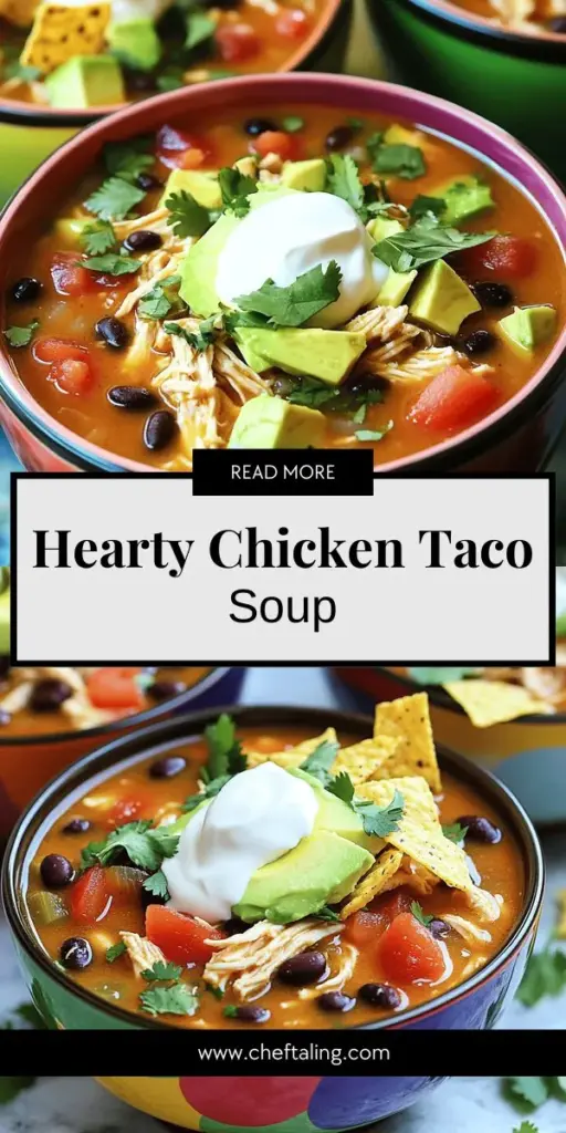 If you're looking for a hearty and flavorful family meal, discover the magic of slow cooker chicken taco soup! This easy recipe is packed with delicious ingredients like tender chicken, black beans, and zesty tomatoes, creating a dish everyone will love. Learn essential tips, variations for every diet, and how to elevate your soup with fun toppings. Click through to explore this comforting recipe and bring your family together at the dinner table!