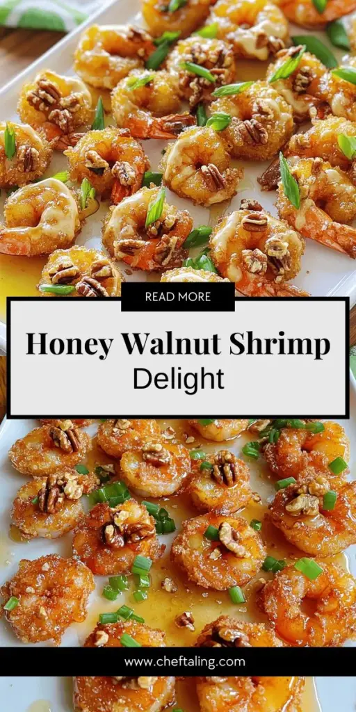 Want to impress your family with a delicious meal tonight? Try this simple honey walnut shrimp recipe! It features sweet, crispy shrimp and crunchy walnuts, perfect for any occasion. Discover the easy steps, essential ingredients, and creative serving ideas that make this dish a hit. Whether as an appetizer or a full meal, honey walnut shrimp will delight your taste buds. Click through to explore the full recipe and get cooking tonight!