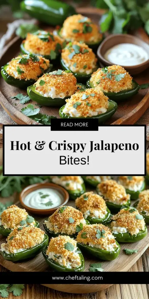 Make your gatherings unforgettable with Spicy Chicken Jalapeno Bites! These delicious appetizers combine tender chicken, creamy cheese, and crispy bacon wrapped in zesty jalapeños for an irresistible snack. Perfect for game day or any celebration, they're easy to prepare and sure to please a crowd. Click through to discover the full recipe and step-by-step instructions to whip up these flavor-packed bites that everyone will love!