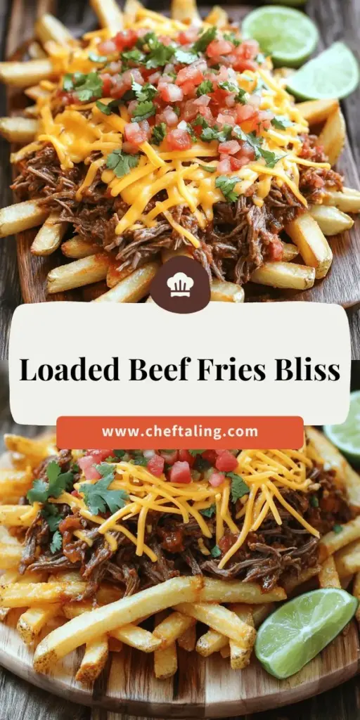 Indulge in the ultimate comfort food with Loaded Shredded Beef French Fries! This mouthwatering dish combines crispy fries and tender shredded beef, topped with fresh pico de gallo and cilantro for a flavor explosion. Perfect for gatherings or a cozy family night, this recipe is sure to impress. Ready to tantalize your taste buds? Click through to explore the full recipe and discover tips for creating this delicious crowd-pleaser!