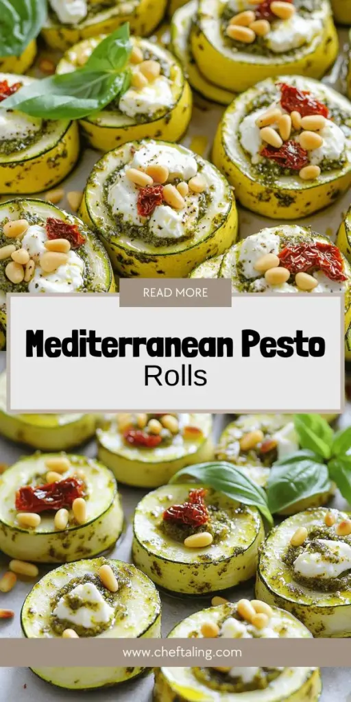 Elevate your appetizer game with this Pesto Feta Rolls recipe! This Mediterranean-inspired dish combines fresh zucchini, creamy feta, and aromatic basil pesto for a deliciously satisfying treat. Perfect for any occasion, these versatile rolls are easy to make and packed with nutrients. Whether served warm or cold, they're sure to impress your guests. Click through to discover how to create these tasty Pesto Feta Rolls and bring a burst of flavor to your table!