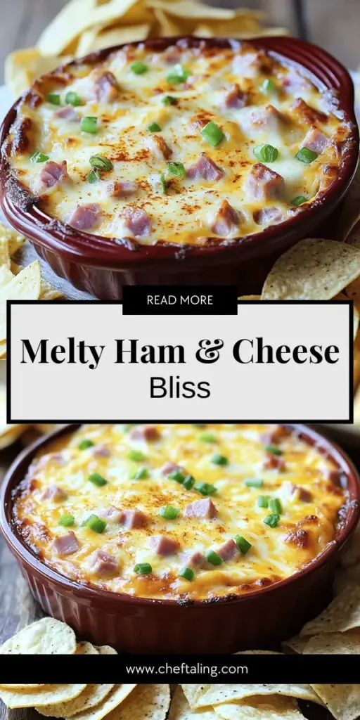 Looking for a delicious appetizer to wow your guests? Try this Melty Surprise Hot Ham and Cheese Dip recipe! Combining creamy cheeses, savory ham, and flavorful spices, this dip is comfort food at its best. Perfect for game days, parties, or cozy nights in, it's simple to make and guaranteed to be a crowd-pleaser. Click through to explore the full recipe and elevate your appetizer game today!