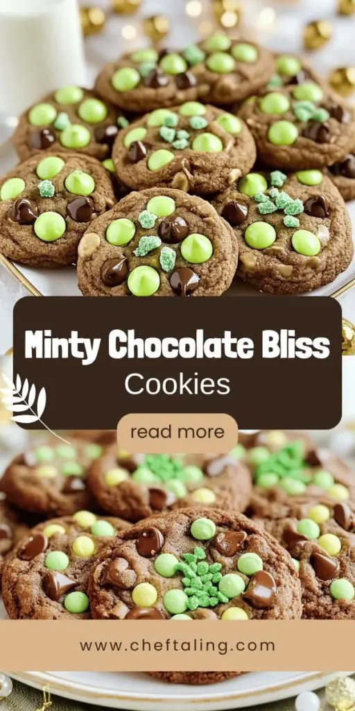 Indulge in the deliciousness of Mint Chocolate Cookies with this easy recipe! Perfect for any occasion, these treats blend rich chocolate and refreshing mint in every bite. Whether you're a baking newbie or a kitchen whiz, you'll find simple steps to guide you through. Discover tips, variations, and presentation ideas that will impress your guests. Ready to bake? Click through to explore the full Mint Chocolate Cookies recipe and elevate your dessert game!