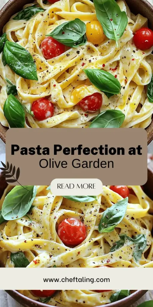 Indulge in the delicious world of Olive Garden pasta favorites! From creamy Fettuccine Alfredo to comforting Lasagna Classico, discover the most popular dishes that fans rave about. This blog shares unique ingredients, customer favorites, and even a simple recipe for Olive Garden-Inspired Creamy Garlic Tuscan Pasta you can easily recreate at home. Click through to satisfy your pasta cravings and bring the taste of Olive Garden to your kitchen!