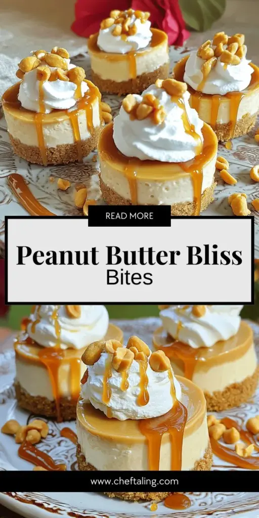 Satisfy your sweet cravings with irresistible peanut butter caramel mini cheesecakes! This easy recipe combines a creamy peanut butter filling with homemade caramel, creating delightful bite-sized treats perfect for any occasion. Follow simple steps to make these delicious desserts that are sure to impress your friends and family. Ready to indulge in something sweet? Click through to discover the full recipe and start baking today!