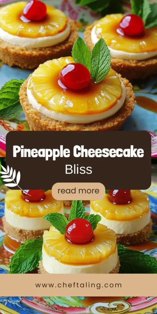 Indulge in the deliciousness of Pineapple Upside-Down Cheesecakes with our easy-to-follow recipe that combines luscious cheesecake with caramelized pineapple. Perfect for any occasion, these mini desserts not only taste amazing but also look stunning on your dessert table. Discover tips, fun variations, and serving suggestions to elevate your baking game. Click through to explore the full recipe and impress your guests with this tropical delight!