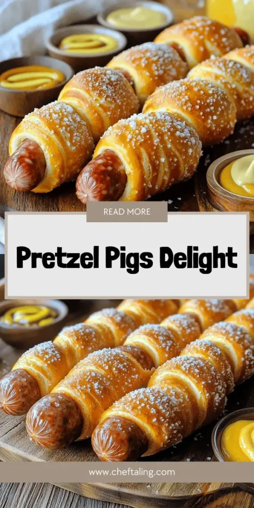 Make your next gathering unforgettable with this delicious Pretzel Pigs in a Blanket recipe! This fun twist on a classic appetizer combines savory cocktail sausages wrapped in warm, homemade pretzel dough, creating a delightful blend of flavors and textures. Perfect for game days or family snacks, these bites are sure to impress. Click through to discover the full recipe and get tips on creating the ultimate crowd-pleasing treat!