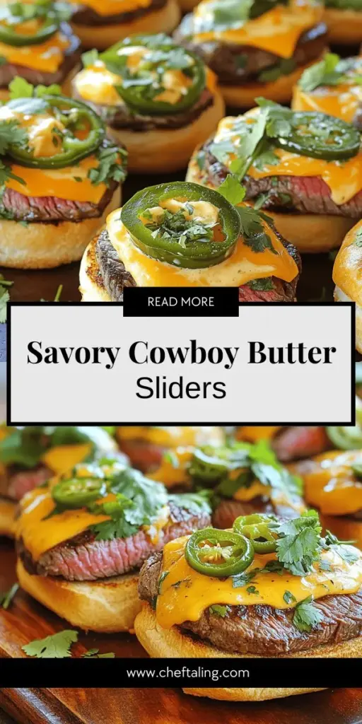 Elevate your next gathering with Cowboy Butter Steak Sliders! These savory sliders are packed with flavor, featuring succulent flank steak marinated in rich cowboy butter. Perfect for backyard barbecues or game nights, these mouthwatering treats are easily customizable with your favorite toppings. Discover the simple steps to create this delicious dish that leaves everyone craving more. Click to explore the full recipe and impress your guests today!