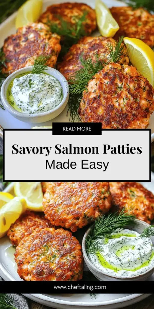 Discover the delicious world of savory salmon patties with this easy and flavorful recipe! Perfect for a quick meal, you'll learn the best ingredients, cooking tips, and tasty sides that make this dish a hit. From selecting the right salmon to exploring fun variations, your family will love these patties. Ready to impress your taste buds? Click through to explore the full recipe and elevate your cooking today!