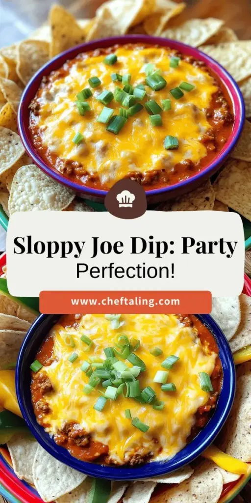 Elevate your snack game with this irresistible Sloppy Joe Dip, the ultimate party treat! Packed with bold flavors, this creamy dip combines ground beef, cheese, and a medley of zesty ingredients that everyone will love. Follow our easy step-by-step guide, discover tasty variations, and impress your guests at your next gathering. Ready to make this fun and flavorful dip? Click through to explore the full recipe and become the star of your next party!