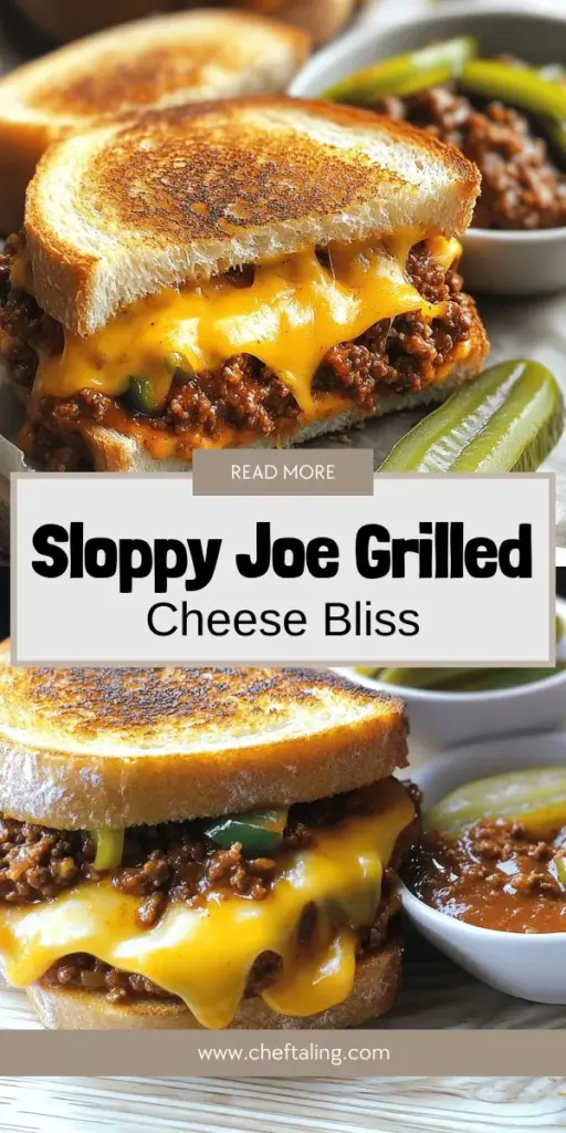 Dive into the cozy goodness of Sloppy Joe Grilled Cheese Delight, a mouthwatering fusion that combines two comfort food classics in one amazing sandwich! Enjoy juicy, flavorful Sloppy Joe filling enveloped in melty cheese and crispy bread for a satisfying meal everyone will love. Perfect for family gatherings or a casual weeknight dinner, this easy recipe invites you to get creative with ingredients. Click through for this delicious recipe and make mealtime unforgettable!