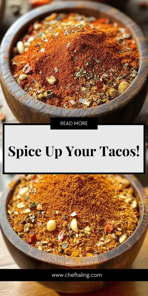 Are you ready to spice up your meals? Discover the joy of making your own homemade taco seasoning with this easy and flavorful recipe! Say goodbye to bland store-bought mixes and hello to a healthy, customizable blend that's perfect for all your favorite dishes. In just five minutes, you can create a delicious taco seasoning that will elevate everything from meats to veggies. Click through to explore the full recipe and unleash your culinary creativity!