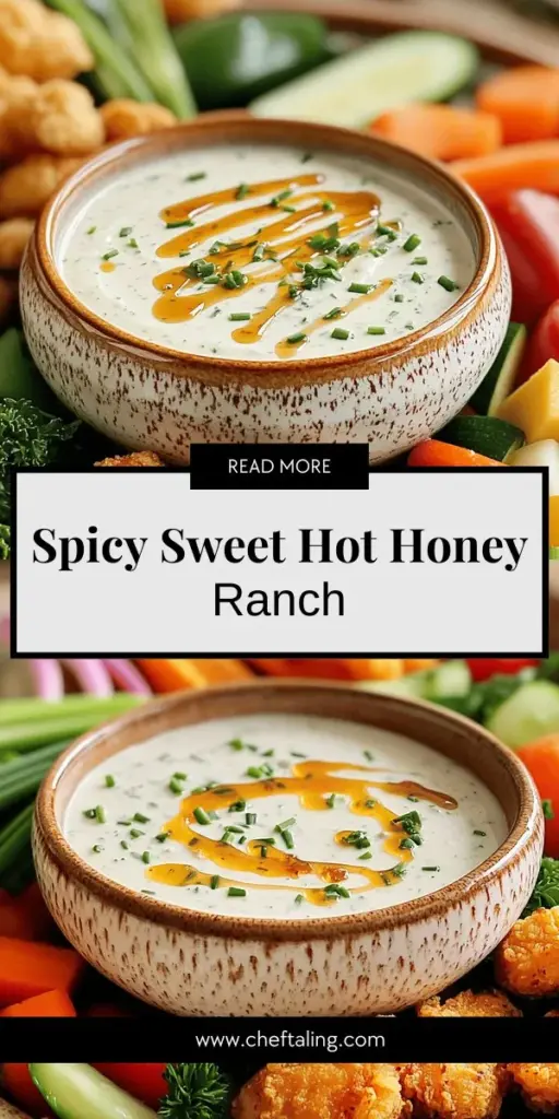 Discover the irresistible Hot Honey Ranch Recipe that elevates your meals with a perfect blend of creamy, sweet, and spicy flavors. This delicious dressing offers a unique twist on traditional ranch, making it ideal for salads, dips, and marinades. With simple step-by-step instructions and easy-to-find ingredients, you can create a standout condiment in no time. Click through to explore how to whip up this tasty dressing and impress your family and friends!