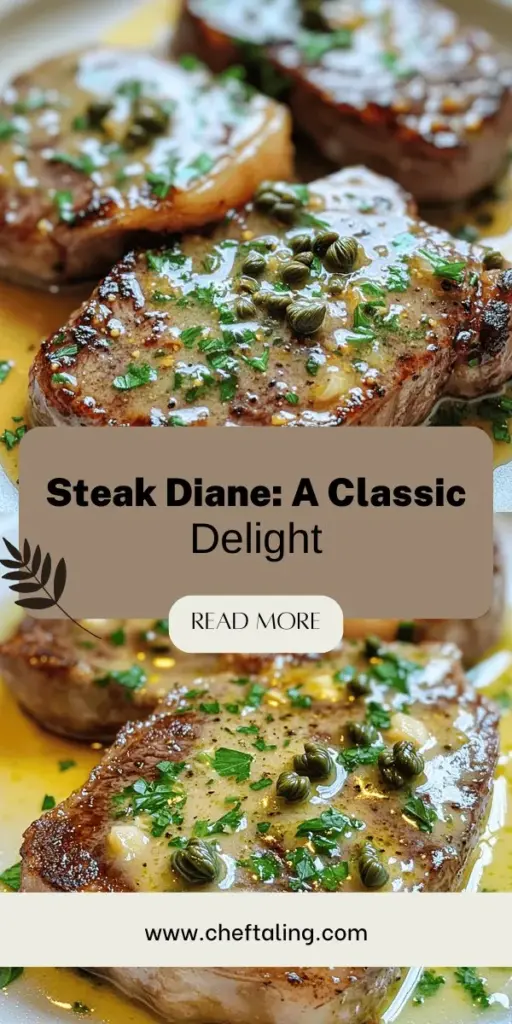 Discover the mouthwatering world of Steak Diane with our delightful recipe and cooking tips! This classic dish, rooted in rich culinary history, is packed with flavor and easy to prepare. Learn all about the essential ingredients, cooking techniques, and perfect side dishes to elevate your meal. Ready to impress your family and friends? Click through for the complete recipe and transform your cooking game today!