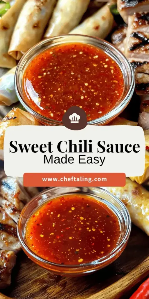 Elevate your meals with this easy and delicious Sweet Chili Delight Sauce recipe! Perfectly balancing sweetness and heat, this versatile sauce is ideal for dipping, glazing, or marinating. With just a few simple ingredients, you can whip up a vibrant homemade sauce that rivals your favorite restaurant version. Ready to add a flavorful kick to your dishes? Click through to explore the full recipe and start creating your own Sweet Chili Delight Sauce today!