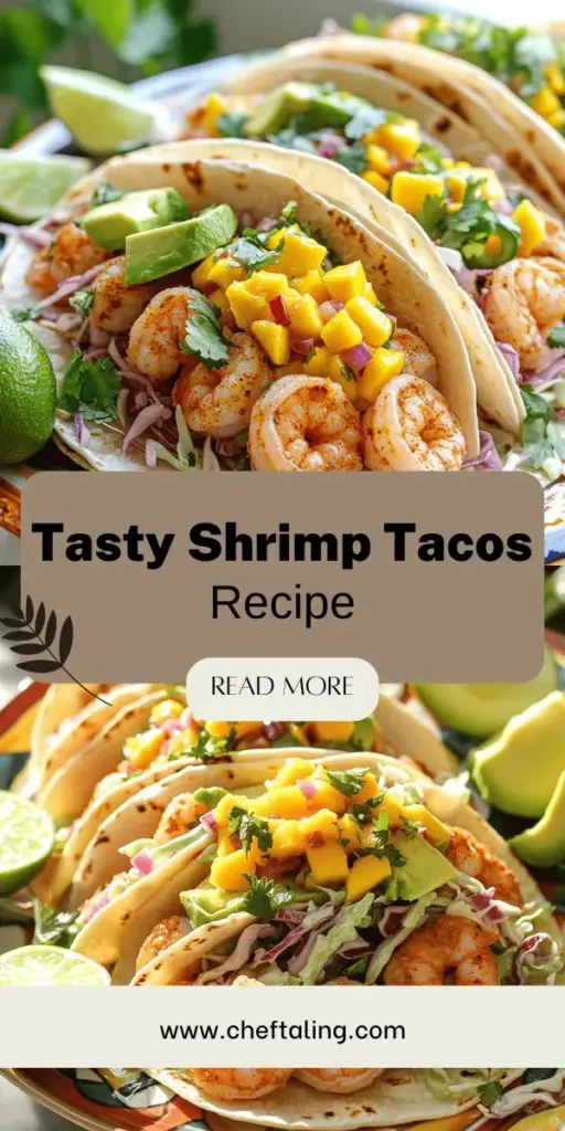 Indulge in a burst of flavor with this mouthwatering shrimp tacos with mango salsa recipe! Perfectly spiced shrimp combined with sweet and zesty mango salsa create an unforgettable meal that's easy to prepare. Impress your friends and family with this delightful dish that’s ideal for any occasion. Ready to dive into a tropical taste sensation? Click through to discover the complete recipe and make your next meal a delicious celebration!