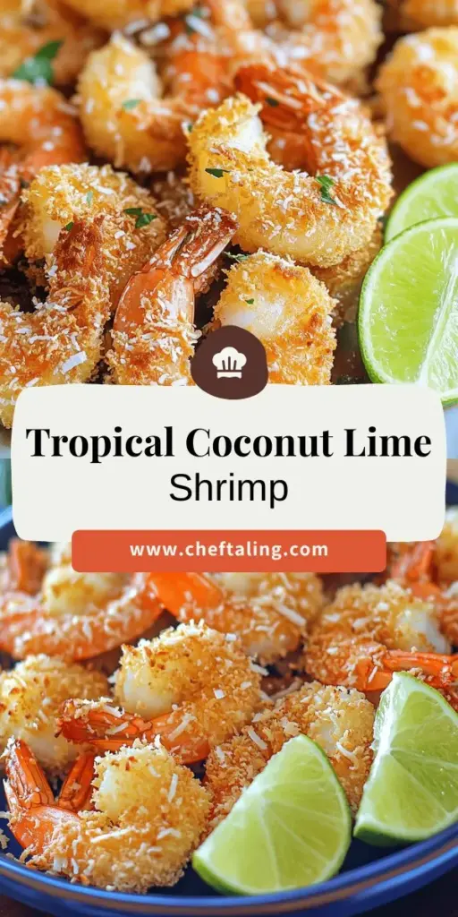 Savor the taste of the tropics with this Crispy Coconut Lime Fried Shrimp recipe! Experience the perfect combination of crunchy coconut and zesty lime in every bite. This delicious dish is simple to prepare, making it great for any occasion, from casual dinners to festive gatherings. Click through to explore the full recipe and impress your guests with this mouthwatering seafood delight that everyone will love!