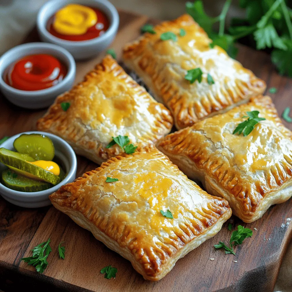 Cheeseburger hand pies are fun snacks. They mix the classic cheeseburger in a portable form. You can hold them in one hand and eat them easily. These hand pies have a flaky crust and a tasty beef filling. The best part? You can make them at home!