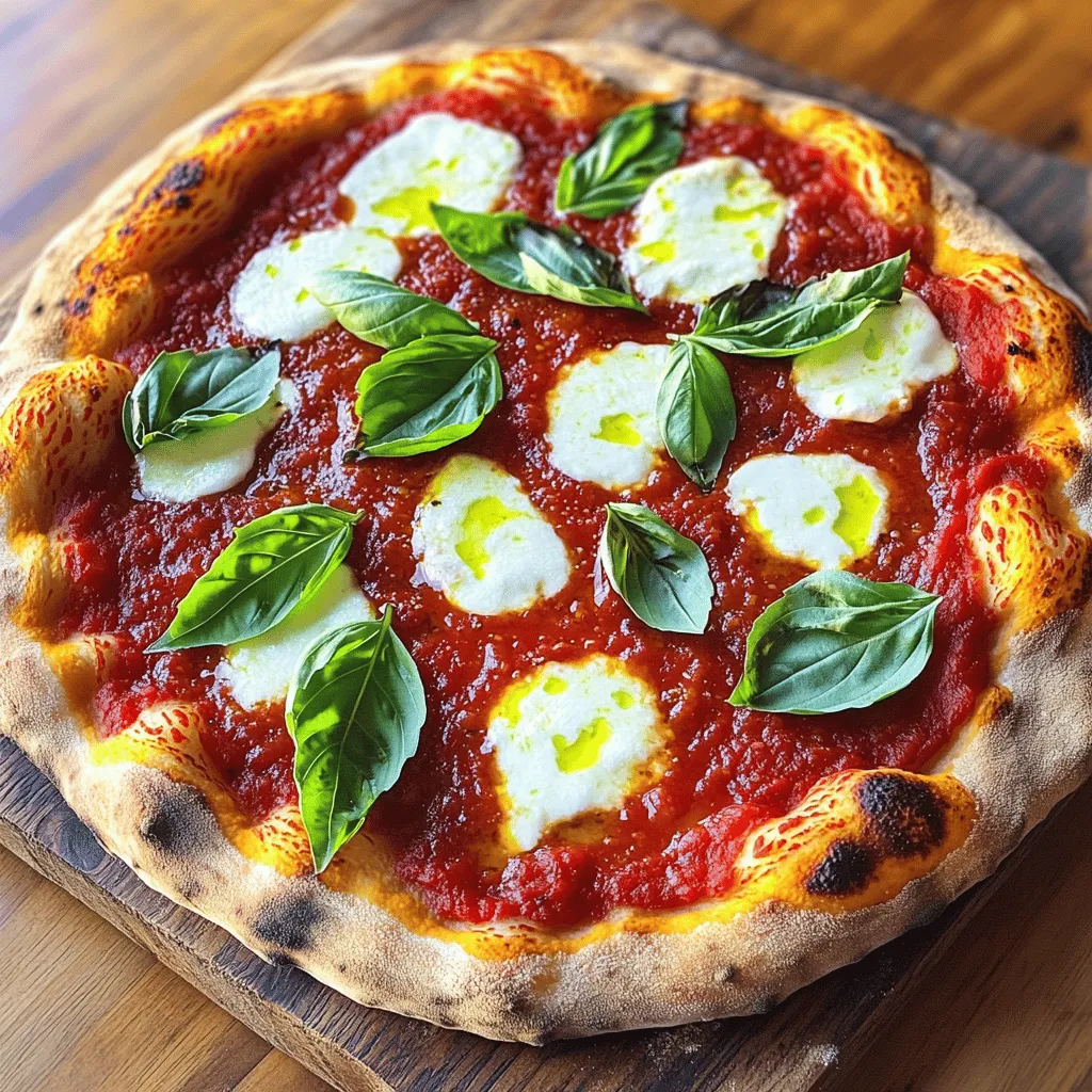 To make a great homemade Margherita pizza, you need a few key ingredients. The base starts with high-quality flour, which helps create the perfect crust. You also need instant yeast, salt, warm water, and olive oil for the dough.