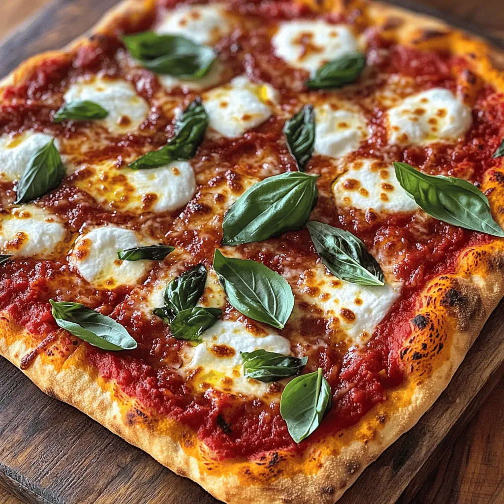 To make a great homemade Margherita pizza, you need a few key ingredients. The base starts with high-quality flour, which helps create the perfect crust. You also need instant yeast, salt, warm water, and olive oil for the dough.