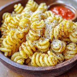 Air fryer pasta chips are a fun snack. They are crunchy and packed with flavor. You make them by cooking pasta, seasoning it, and air frying it. This method gives you a unique twist on snacking.