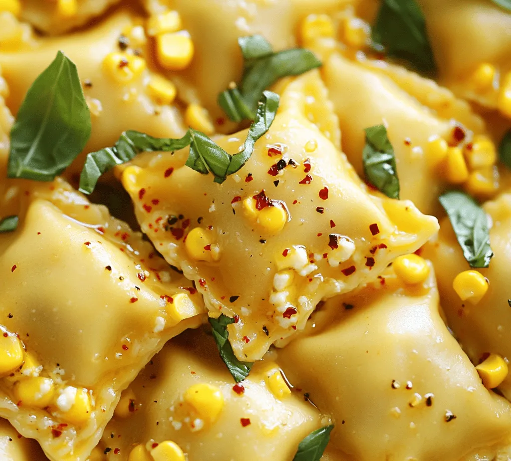 Sweet Corn Ravioli is a delightful dish that combines the sweetness of fresh corn with the comforting essence of homemade pasta. This recipe stands out not only for its flavor but also for the satisfaction that comes from creating pasta from scratch. The allure of Sweet Corn Ravioli lies in its ability to showcase simple, fresh ingredients that come together to create a dish bursting with flavor and texture.