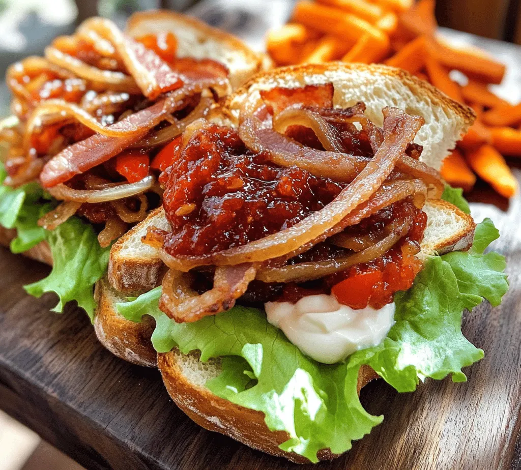 To truly appreciate the BLT Delight with Bacon Tomato Jam, it's crucial to explore each ingredient's role in creating this mouthwatering sandwich. This dish relies on a harmonious blend of flavors and textures, making every bite an experience to savor.