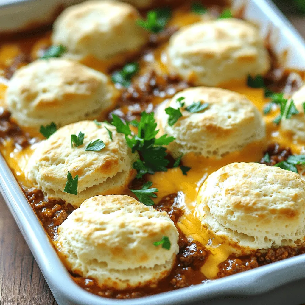 Butter Swim Biscuit Sloppy Joe Bake Recipe