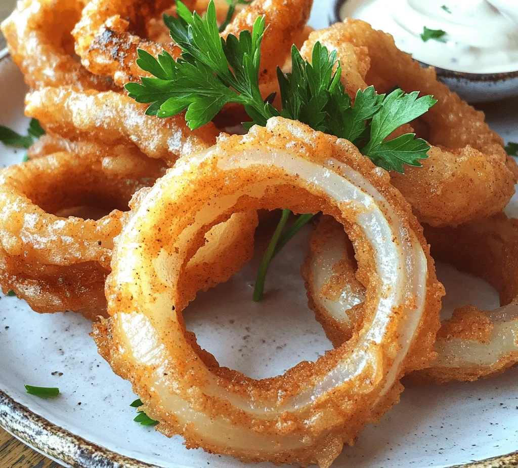 Crispy onion rings are a beloved snack and appetizer, cherished for their crunchy texture and savory flavor. With their golden-brown exterior and tender, sweet onion center, these delightful treats have become a staple in many cuisines around the world. Whether served as a side dish at a barbecue, a crunchy topping for burgers, or simply enjoyed on their own with a tangy dipping sauce, onion rings never fail to impress. This article delves into the art of making perfect crispy onion delights, offering a detailed recipe that guides you through each step. Discover the magic of transforming simple ingredients into a delicious treat that will impress your friends and family.