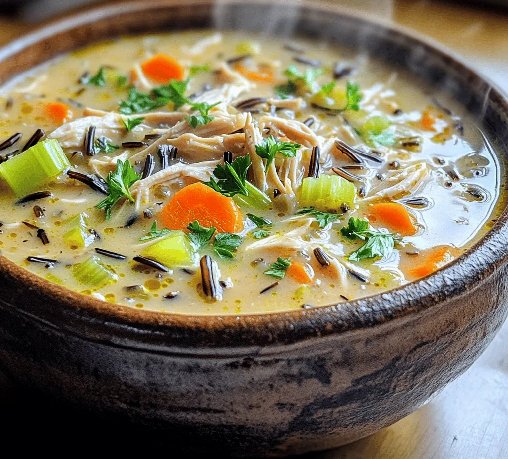 There’s something inherently comforting about a warm bowl of soup, especially on a chilly day. Chicken Wild Rice Soup embodies this idea perfectly, offering a delightful blend of flavors and textures that not only warms the body but also nourishes the soul. This recipe is a go-to for many families, whether it’s a snowy winter evening or a rainy autumn afternoon. The creamy, rich broth filled with tender chicken, hearty wild rice, and vibrant vegetables makes it an ideal choice for both casual weeknight dinners and special gatherings.