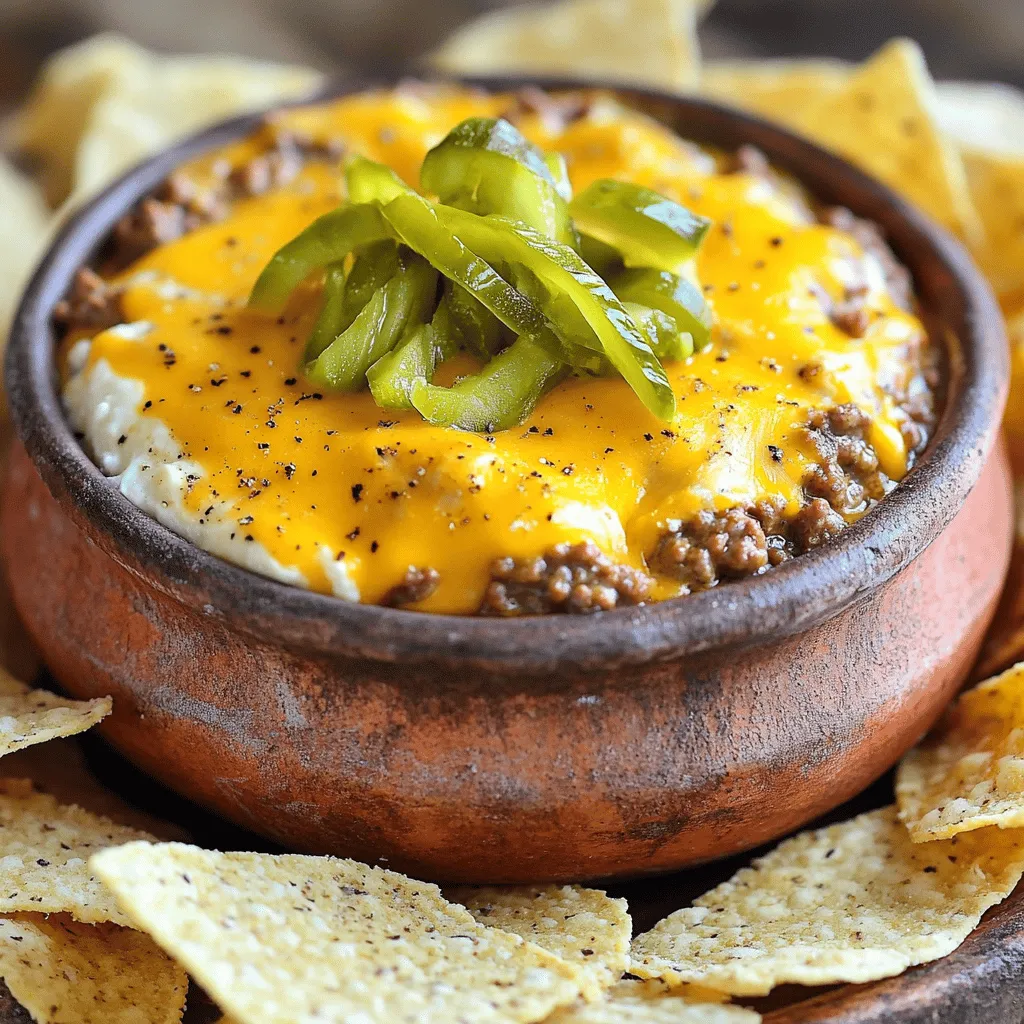 Cheeseburger Dip Delight: A Creamy, Savory Party Favorite