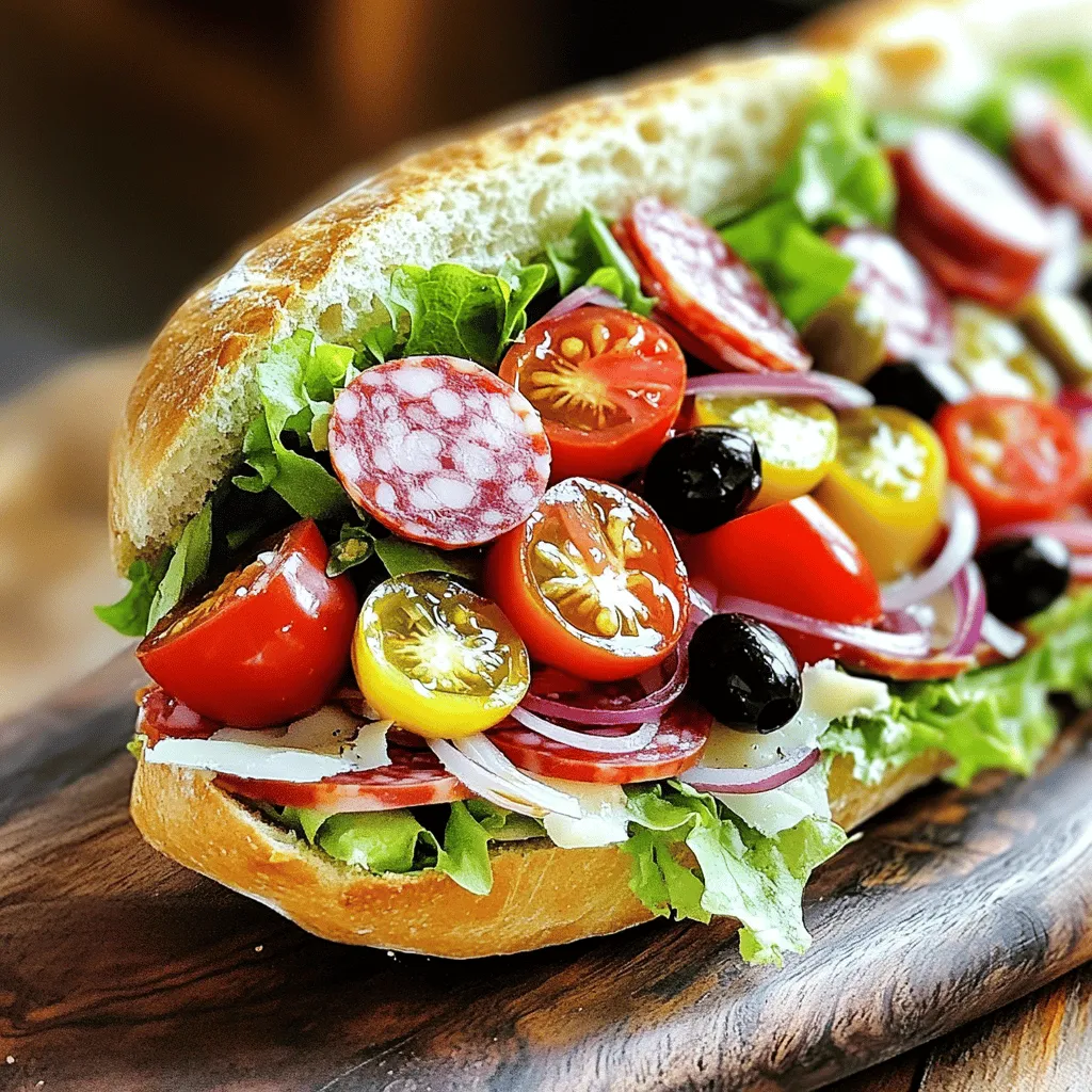 The best ingredients for Italian sandwiches include flavorful meats, fresh veggies, and tasty spreads. When crafting a chopped Italian sandwich, you want to pick the right deli meats.