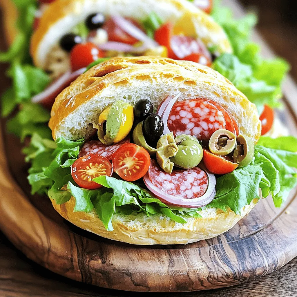 The best ingredients for Italian sandwiches include flavorful meats, fresh veggies, and tasty spreads. When crafting a chopped Italian sandwich, you want to pick the right deli meats.