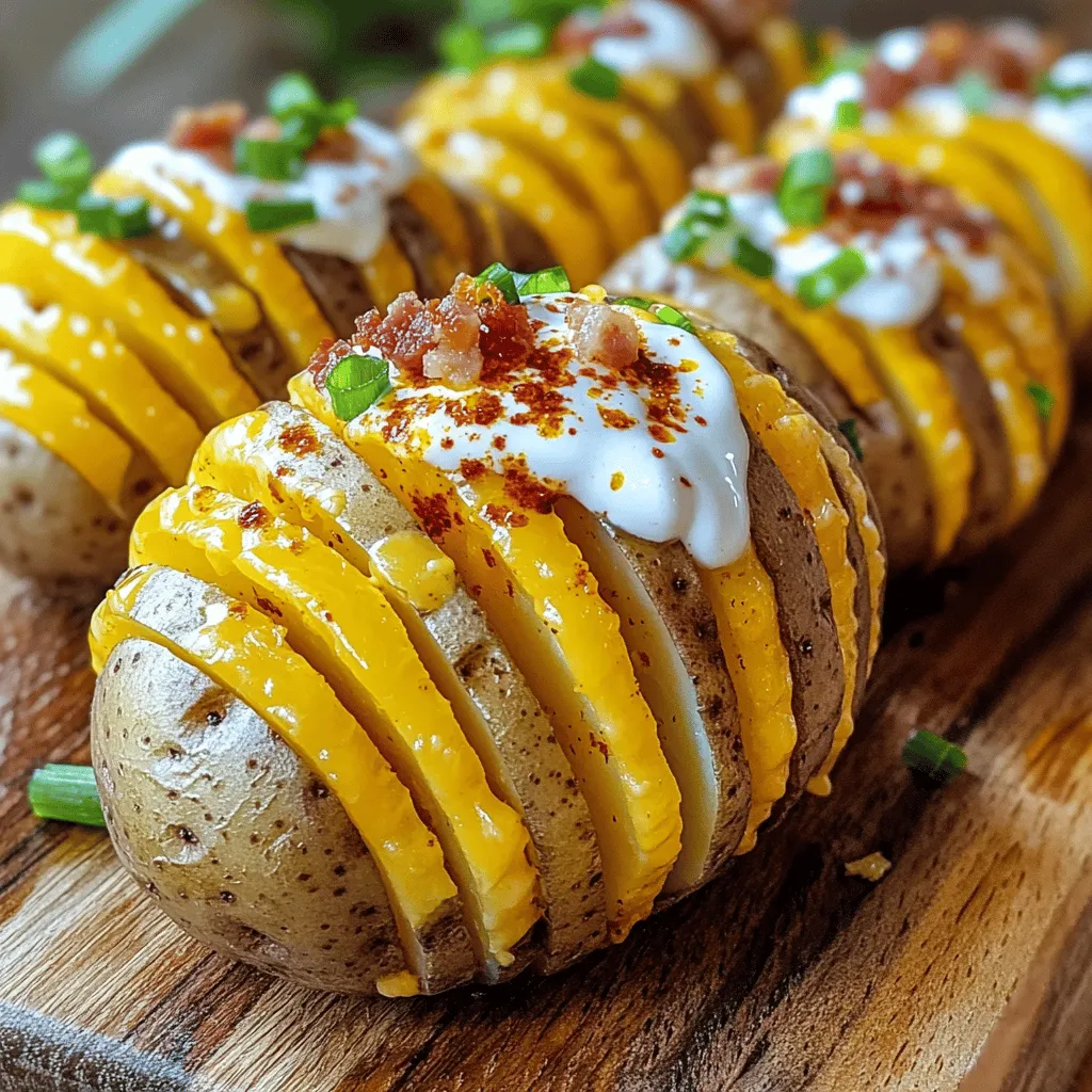 Crispy loaded hasselback potato bites are a fun twist on classic potatoes. They are small, sliced potatoes that get crispy on the outside and soft inside. You can load them with cheese, bacon, and more. This dish is a savory delight that stands out at any meal.