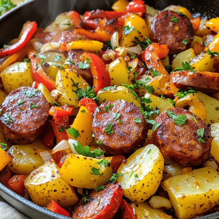 To truly appreciate and master the Smoky Kielbasa & Potato Skillet, it's essential to delve into the ingredients that make this dish both delicious and nourishing. Each component plays a crucial role in creating the final flavor profile and texture of the meal.