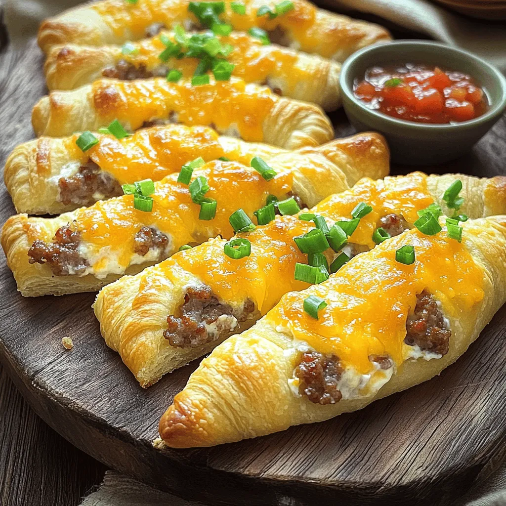 To make Rotel Sausage & Cream Cheese Crescents, you need simple ingredients. Here’s a list to get you started.