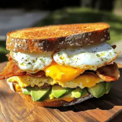 Griddle Breakfast Sandwich Simple Morning Delight