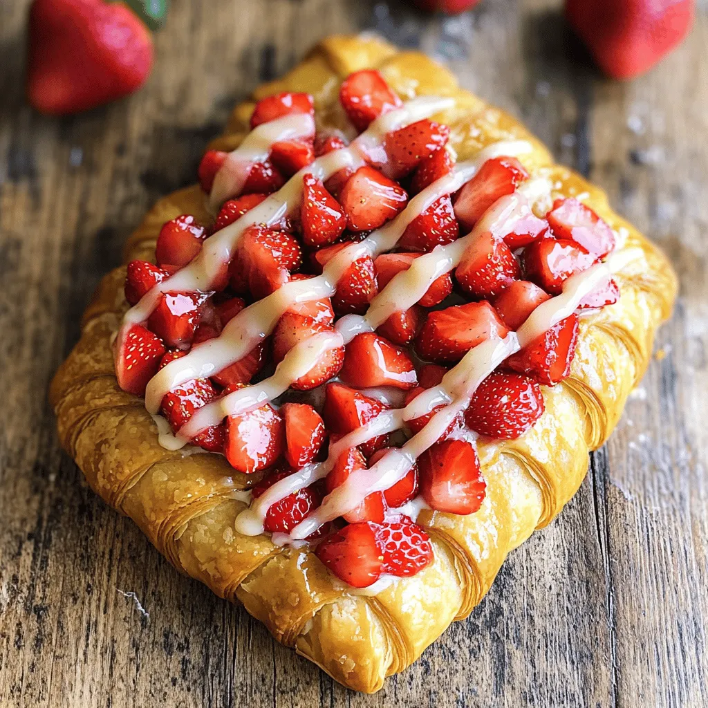 To make a Vegan Strawberry Cream Danish, you will need a few key ingredients.