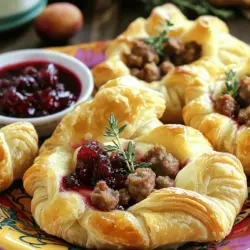 Before diving into the preparation of Sausage Cranberry Brie Bites, it’s essential to understand the key ingredients that make this recipe so special. Each component plays a vital role in creating the perfect bite-sized treat.